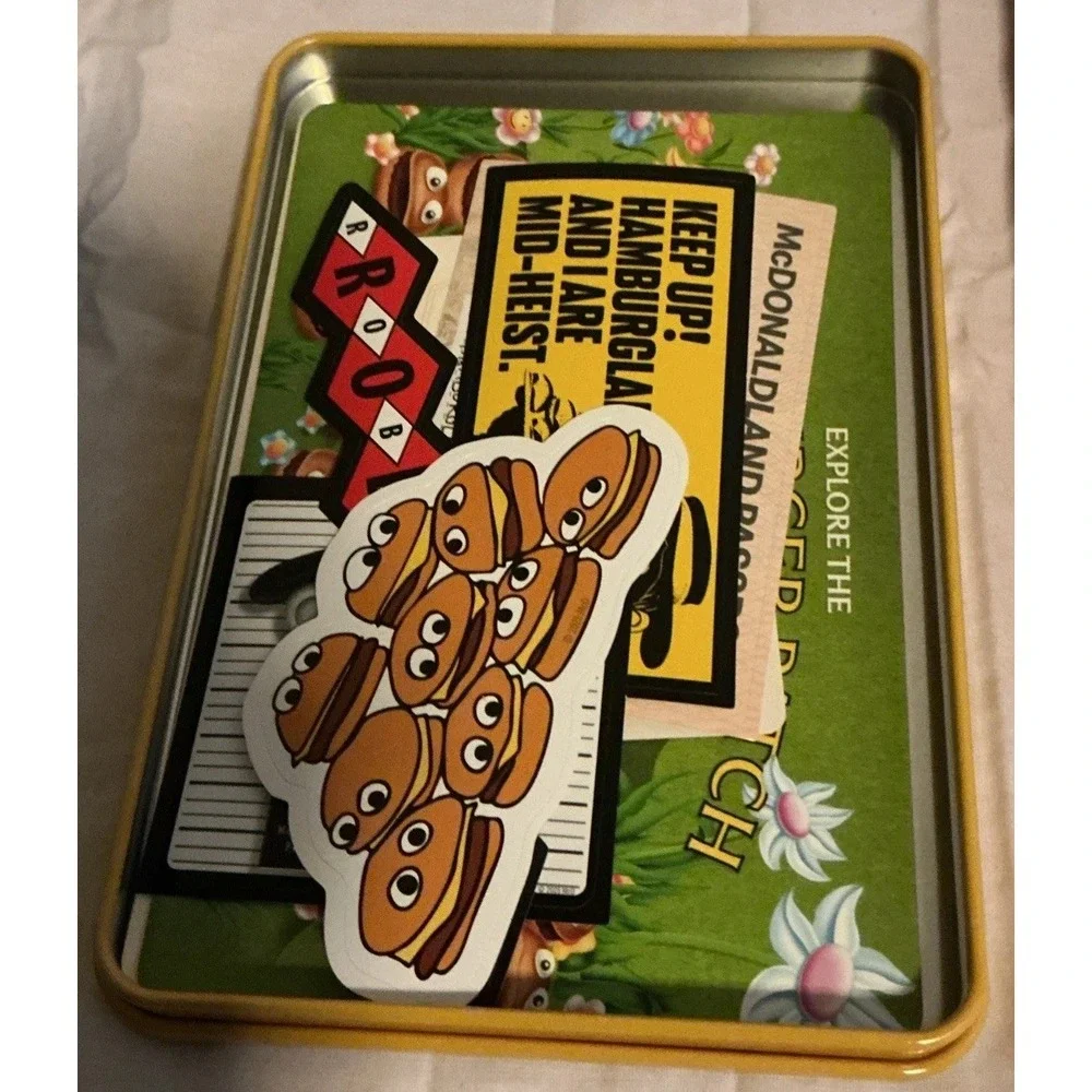McDonald Land Souvenir Tin - 2025 Adult Happy Meal Lot Of 3, New In Opened‎ Box